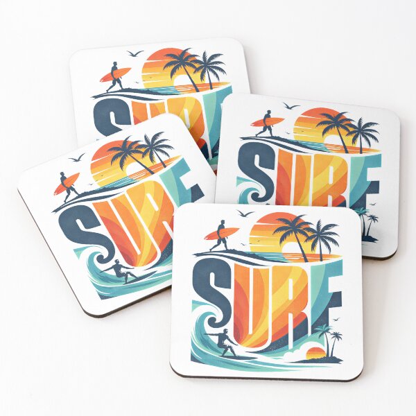 Item preview, Beach Art Surfboard Surfing Lifestyle designed and sold by Blok45.