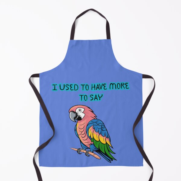 Item preview, Funny Sarcastic Parrot Quote - "I Used To Have More To Say" Colorful Bird Humor Design. designed and sold by LunaPrintCo.