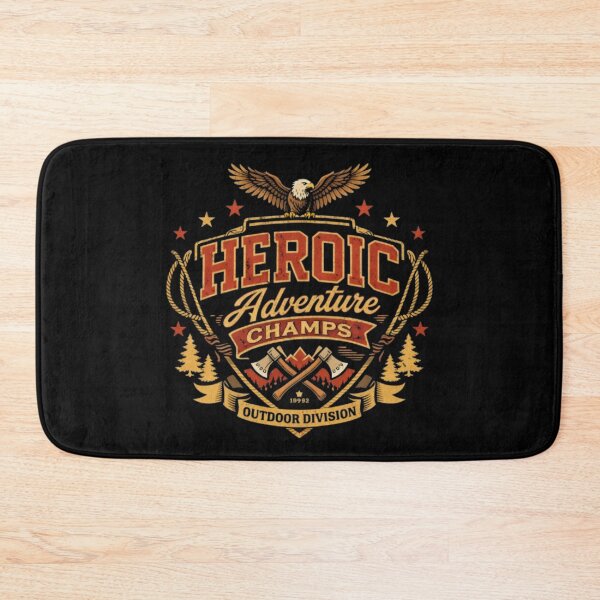 Item preview, Heroic Adventure Champs – Outdoor Division Patch Design designed and sold by Dogandesighn.
