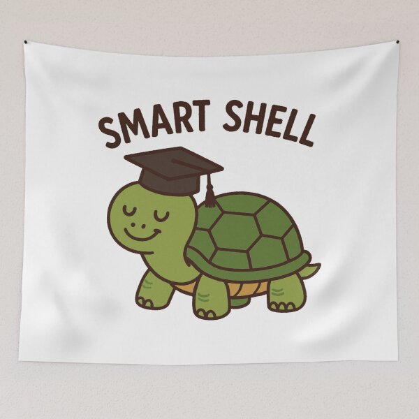 Item preview, Smart Shell Turtle Graduate Cute Graduation Cartoon Design designed and sold by anamul43.