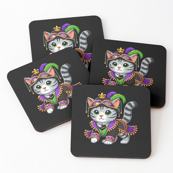 Item preview, Mardi Gras Cat Men Women Kids designed and sold by Goleon12.