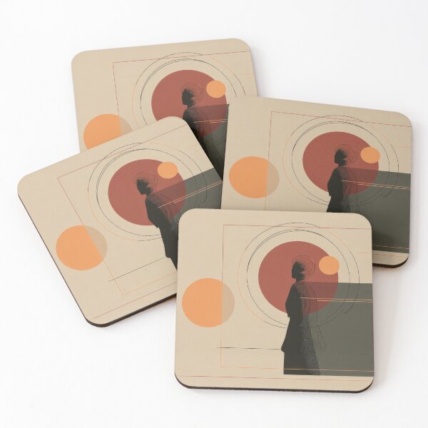 Item preview, Walking in simple shapes and colors designed and sold by anytka.