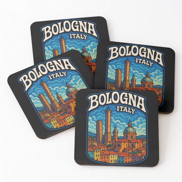 Item preview, Bologna Italy Cityscape Trippy Travel designed and sold by TomFrontierArt.