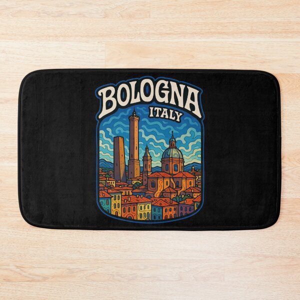 Item preview, Bologna Italy Cityscape Trippy Travel designed and sold by TomFrontierArt.