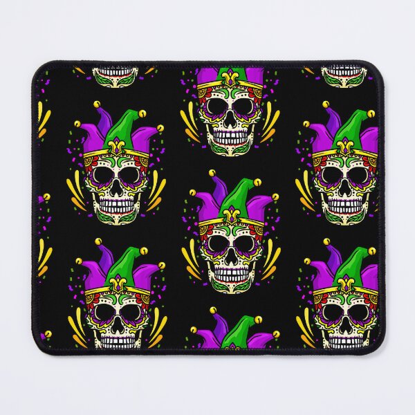 Item preview, Funny Sugar Skull mardi gras Apparel Men Women Kids designed and sold by Goleon12.