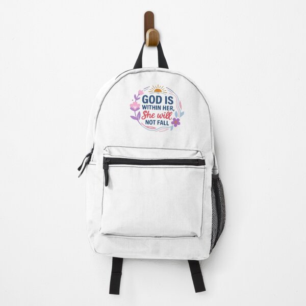 Item preview, God Is Within Her She Will Not Fall Inspirational Christian Quote designed and sold by stylishdzign.