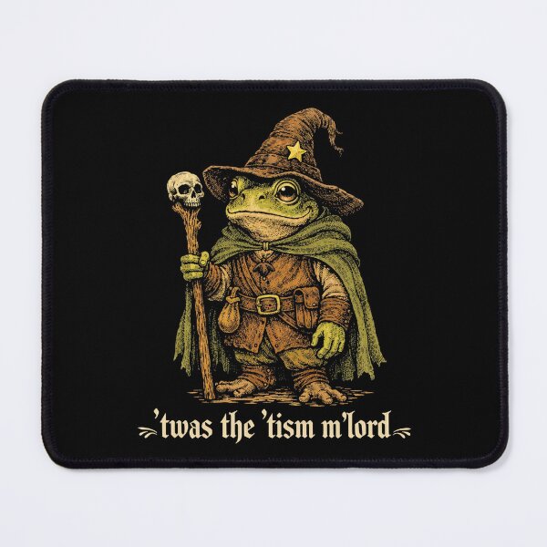 Item preview, 'Twas The 'Tism M'lord Funny Wizard Frog Autism designed and sold by will freed18.