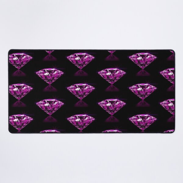 Item preview, Shiny sparkling pink diamond illustration designed and sold by NivyasArtistry.
