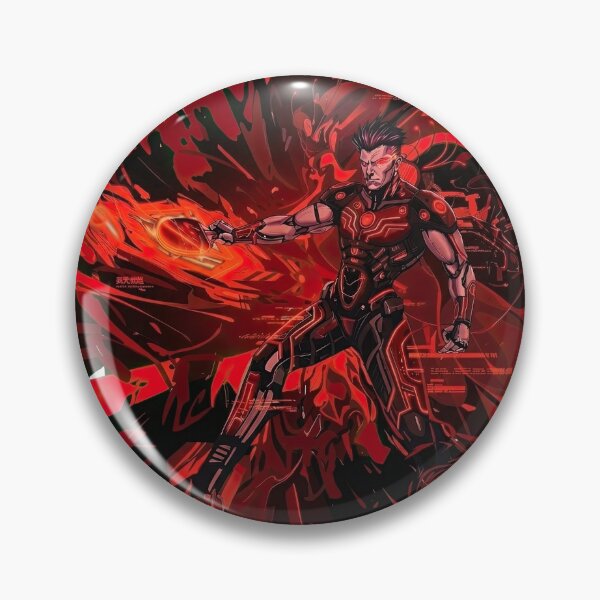 Item preview, Neon Red Cyber-Paddle: Futuristic Cyborg Table Tennis Warrior T-Shirt designed and sold by OhMyPingCo.