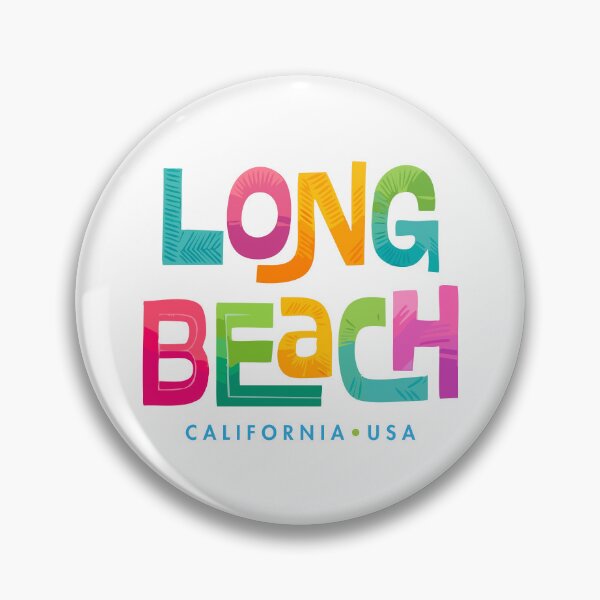 Item preview, Long Beach California Mid-Century Modern Typographic Design designed and sold by Futurebeachbum.