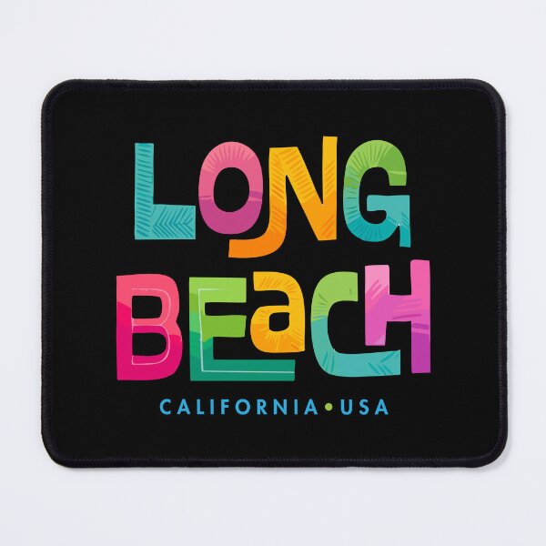 Item preview, Long Beach California Mid-Century Modern Typographic Design designed and sold by Futurebeachbum.