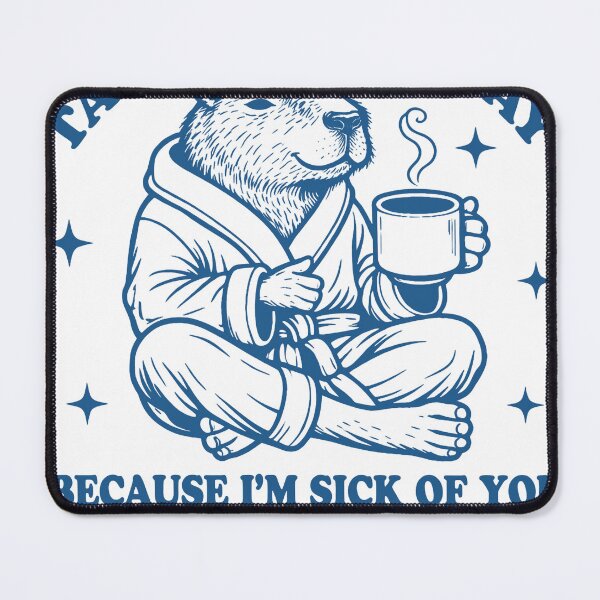 Item preview, Taking a Sick Day Because I'm Sick of You People – Funny Capybara Coffee Gift designed and sold by will freed18.