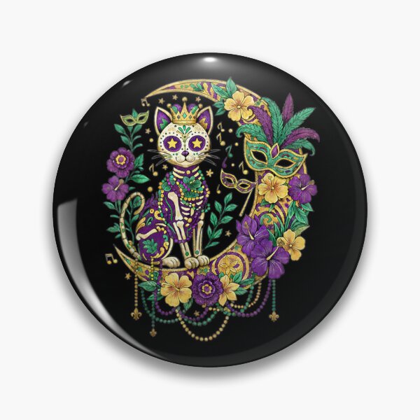 Item preview, mardi gras Costume Sugar Skull Cat men designed and sold by Goleon12.