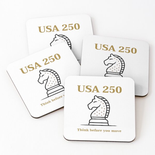 Item preview, USA 250 – Think Before You Move | Patriotic Strategy Design designed and sold by Luppuss.