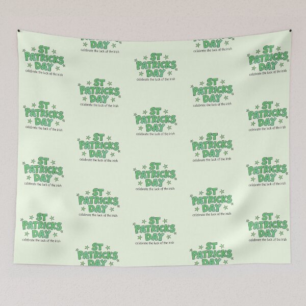 Item preview, Lucky Starry St Patricks Day Handlettering designed and sold by zzz888.