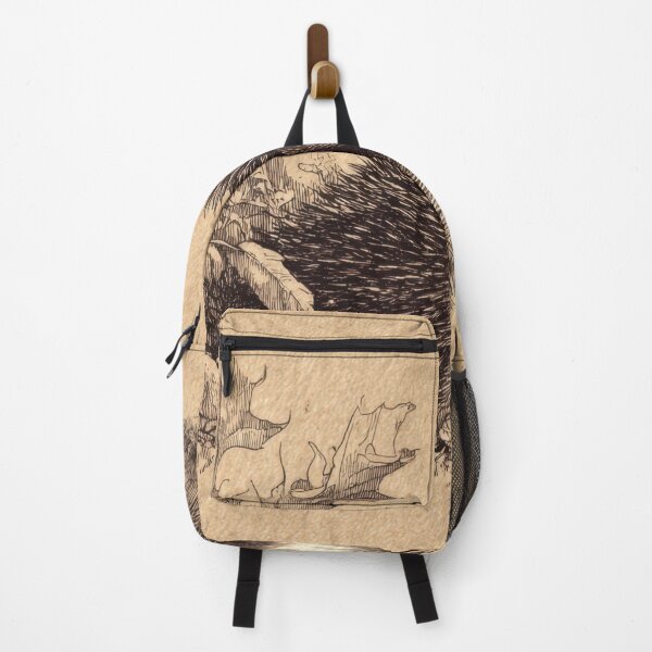 Item preview, Hedgehog exploring a forest area designed and sold by anytka.