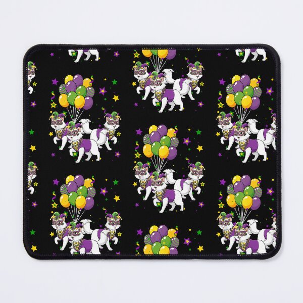 Item preview, Three Cute Cats Masked Jester Hat Mardi Gras Parades designed and sold by Goleon12.