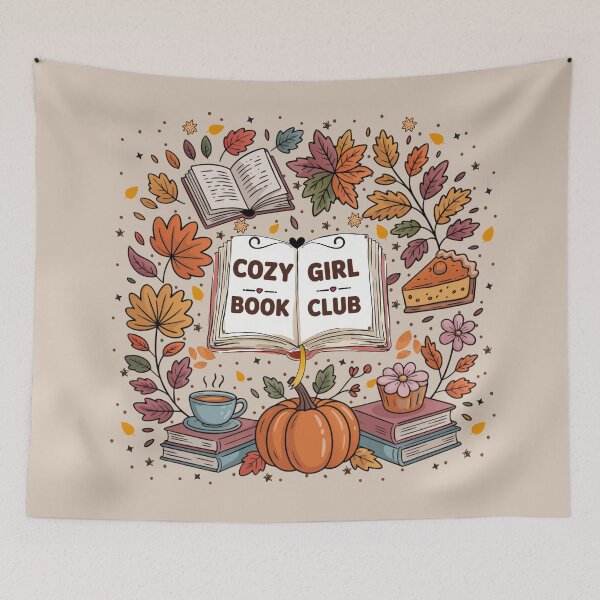 Item preview, Cozy Girl Book Club!!! - Cozy Girl Book Club - Book Girl Club - Book-Loving Girl designed and sold by SoffyLee586.