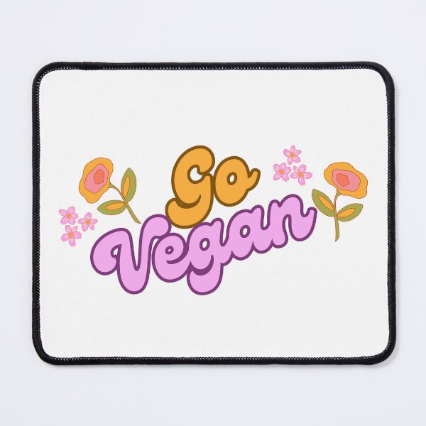 Item preview, Vintage Go Vegan Flower designed and sold by coodoosandco.