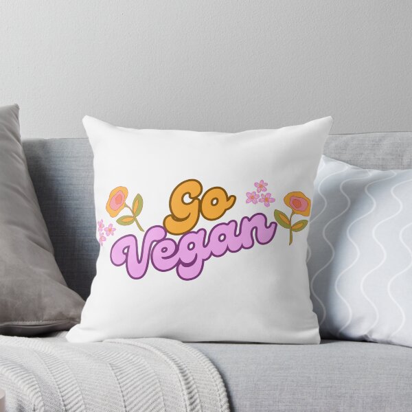Item preview, Vintage Go Vegan Flower designed and sold by coodoosandco.