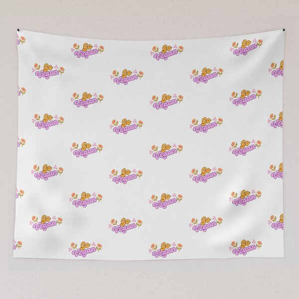 Item preview, Vintage Go Vegan Flower designed and sold by coodoosandco.