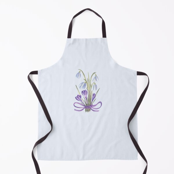 Item preview, Snowdrops and Crocuses Watercolor Bouquet designed and sold by Flowersforbear.