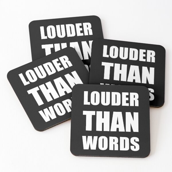 Item preview, Louder Than Words - Action Oriented Bold Typography designed and sold by Vision Crafted.