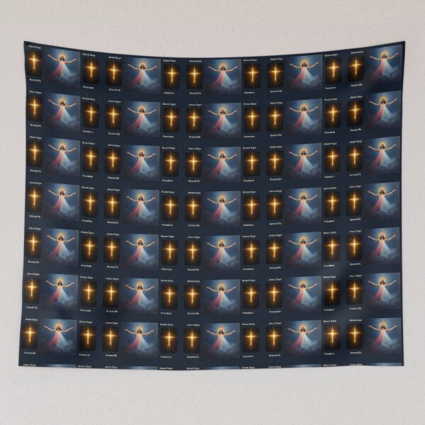 Item preview, Jesus Says Grace says design 4 color 1 designed and sold by AuthorTimothyVirge.