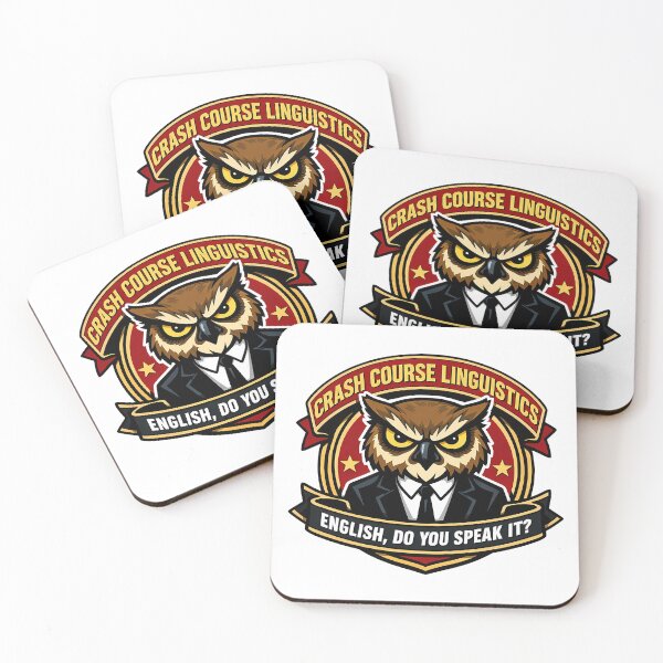 Item preview, Vintage Aggressive Linguistics Crash Course Owl designed and sold by agearb.