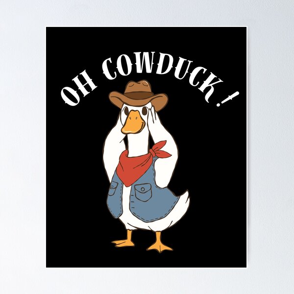 Item preview, Oh cowboy duck  designed and sold by Aminesnip.