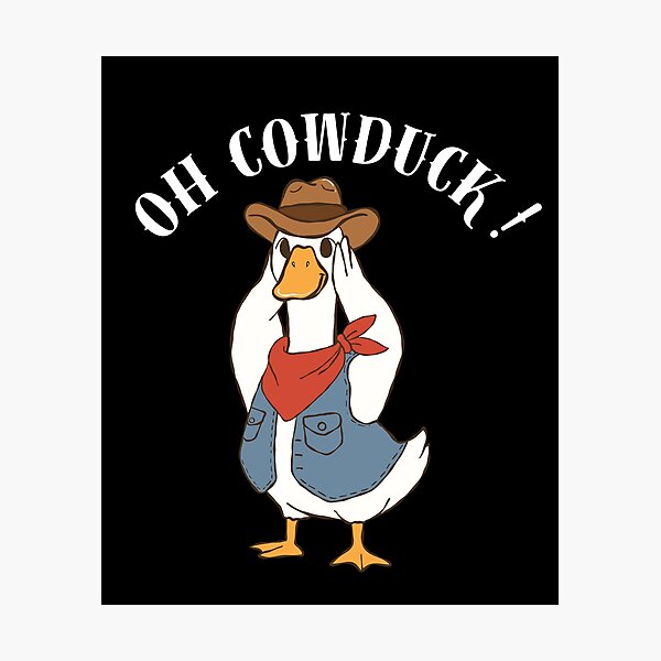 Item preview, Oh cowboy duck  designed and sold by Aminesnip.