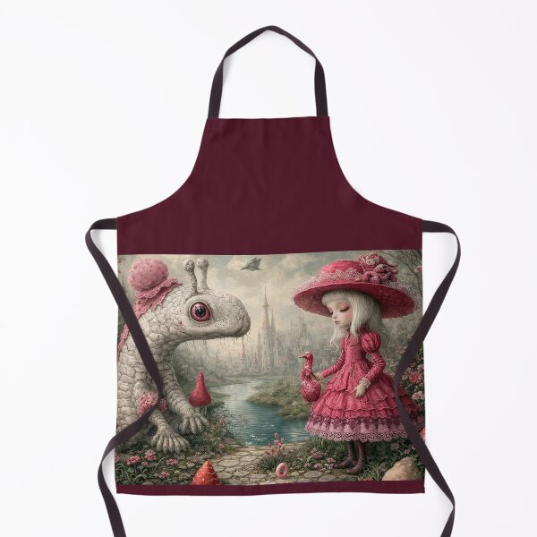 Item preview, Girl and the Strange Dragon. Pop Surrealism Art inspired by Mark Ryden. Lowbrow art.. designed and sold by Piagor.