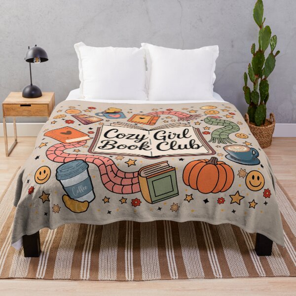 Item preview, Cozy Girl Book Club!! - Cozy Girl Book Club - Book Girl Club - Book-Loving Girl designed and sold by SoffyLee586.
