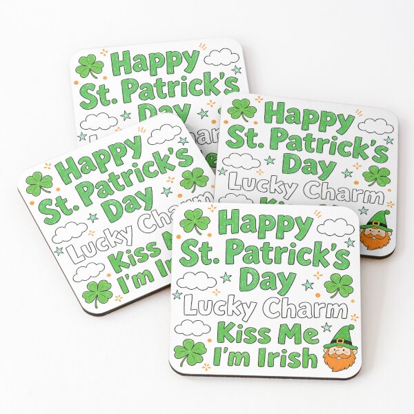 Item preview, Kiss Me I'm Irish Lucky Leprechaun Doodle designed and sold by zzz888.