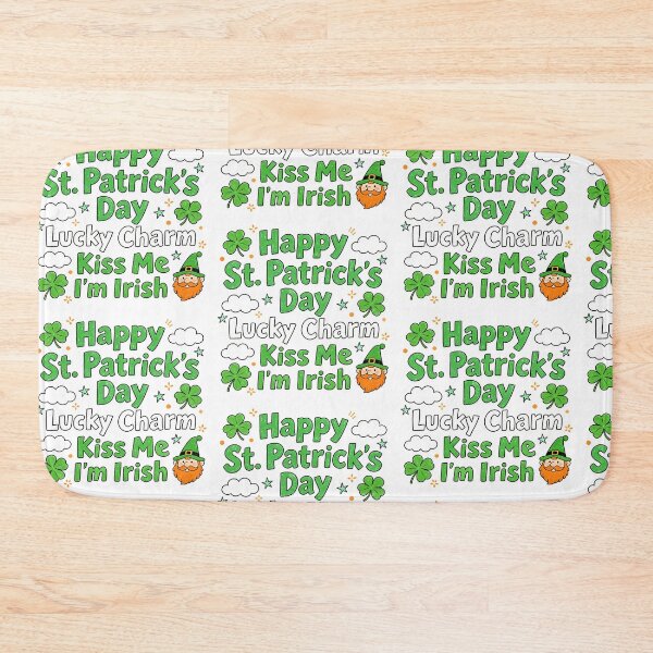 Item preview, Kiss Me I'm Irish Lucky Leprechaun Doodle designed and sold by zzz888.