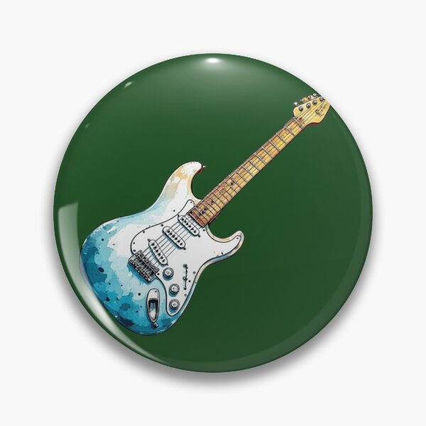 Item preview, Abstract Watercolor Electric Guitar designed and sold by sanorastyle.