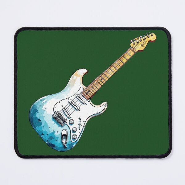 Item preview, Abstract Watercolor Electric Guitar designed and sold by sanorastyle.