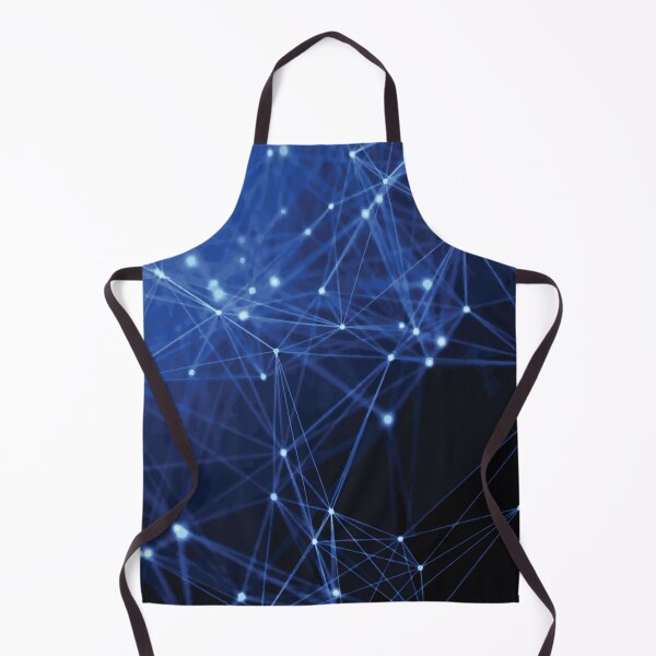 Item preview, Blue Glowing Network of Connected Nodes designed and sold by Arturo Daniel Garcia Palomo.