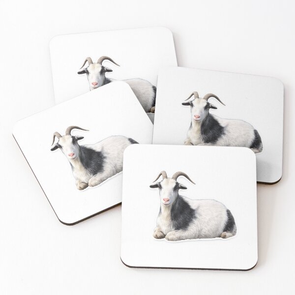 Item preview, Cute Goat Sticker – Farm Animal Aesthetic Goat Design designed and sold by ByIvette.