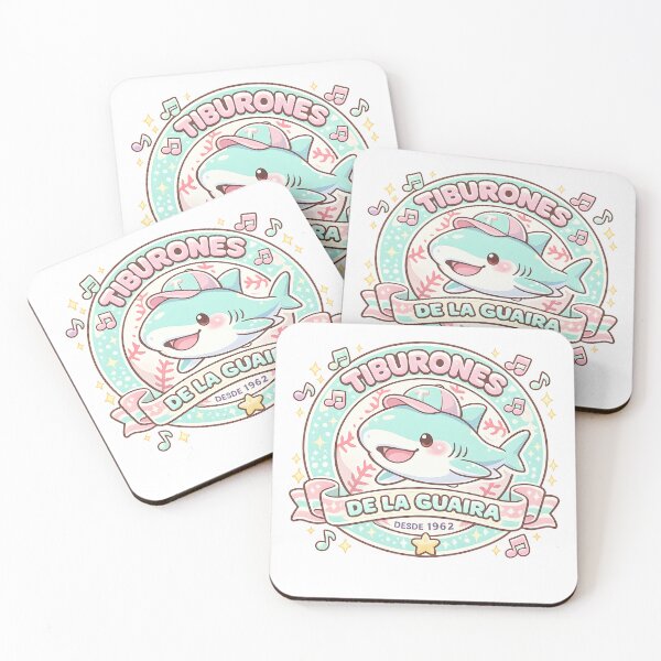 Item preview, Kawaii Tiburones de La Guaira Mascot Retro 1988 Japanese Fancy Logo designed and sold by elglotonmusical.