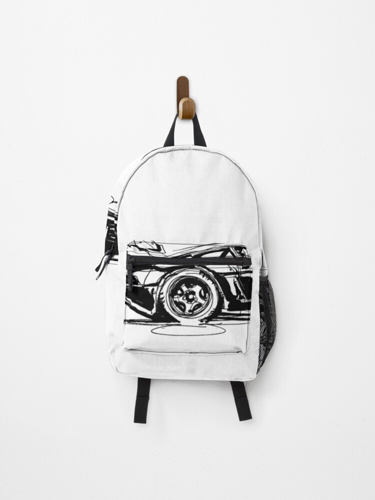 Thumbnail 1 of 3, Backpack, 911 RWB Tee designed and sold by dobieg.