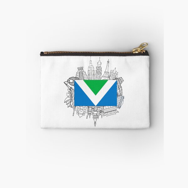 Item preview, Vegan Flag with International Monuments designed and sold by coodoosandco.