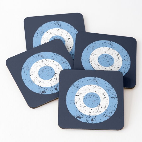Item preview, Argentina Roundel / Insignia - Worn / Eroded / Aged / Grunge (Large) designed and sold by STUDIO-72.