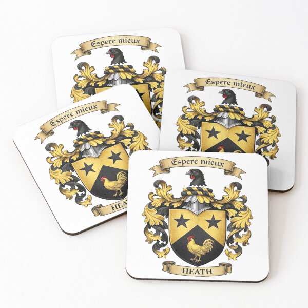 Item preview, The Heath Family Coat of Arms designed and sold by BagTown Clans.