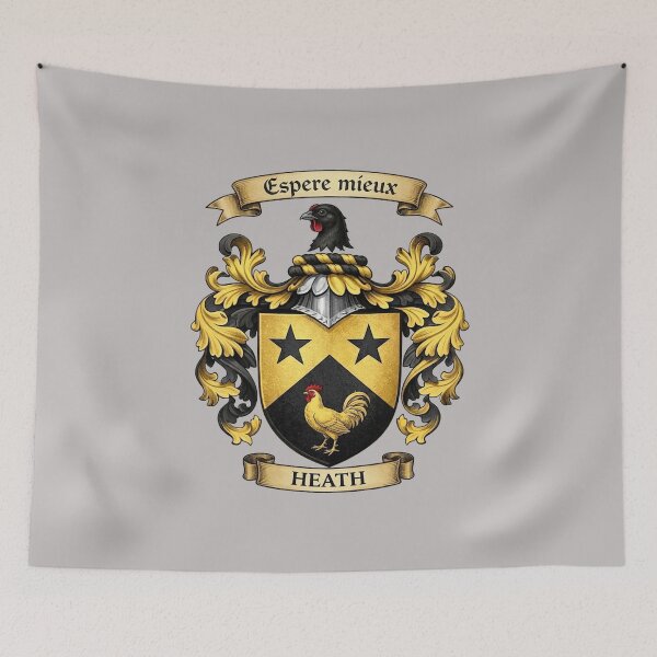Item preview, The Heath Family Coat of Arms designed and sold by BagTown Clans.
