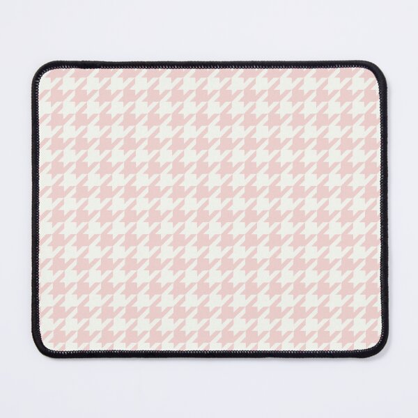 Item preview, Hazel Houndstooth - dusty pink designed and sold by Willow & Grace Designs.