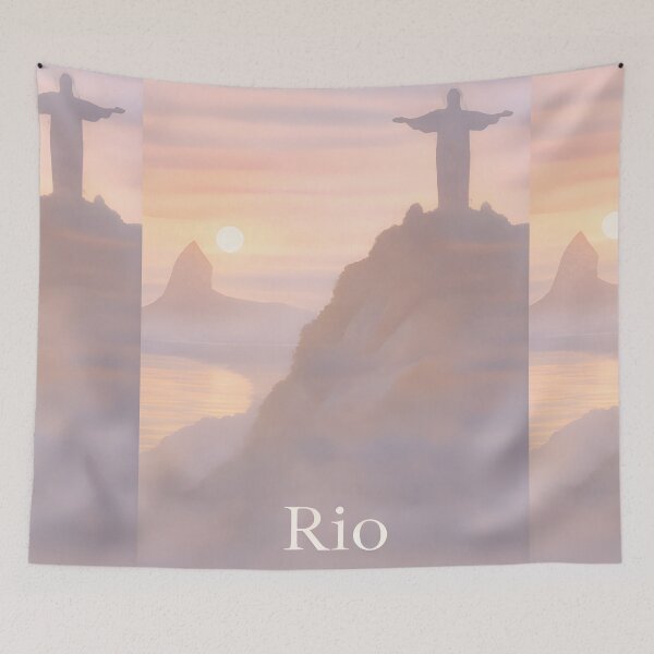 Item preview, Rio Christ the Redeemer — Minimal Calm Brazil Art designed and sold by Minimal Calm.