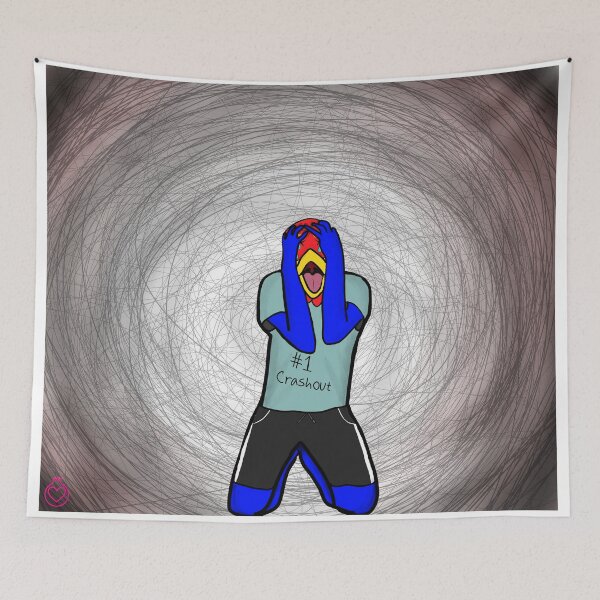 Item preview, Crashing out Kansas designed and sold by PomegranateHeart.