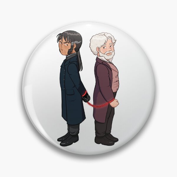 Item preview, Red chain of fate - Valvert Les Miserables sticker and pin designed and sold by AltraMe.