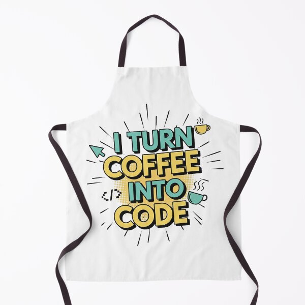Item preview, I Turn Coffee Into Code Programmer Humor designed and sold by MIArt Studio.
